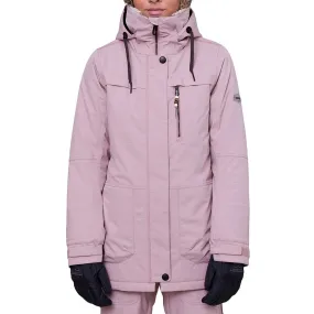 686 Womens Spirit Insulated Snowboard Jacket - Dusty Mauve Jacquard