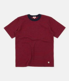 Armor Lux Heritage Striped T-Shirt - Navy / Red