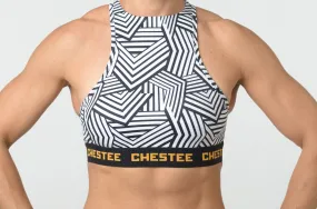 Chestee The T - Competition Stripes Sports Bra