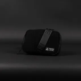 Crossbody Pack Alpha Black Velcro Front