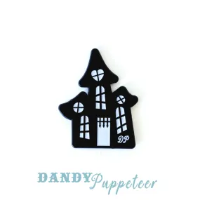 Haunted House Enamel Pin