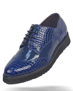 Men's Leather Shoes - Roma Blue