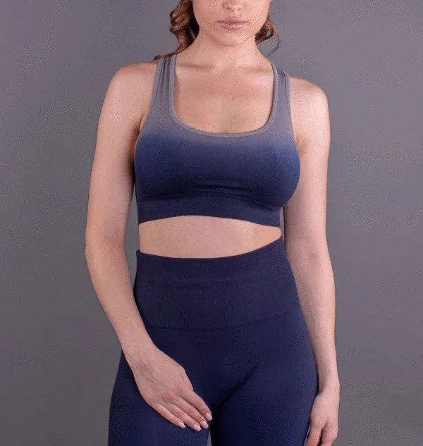 Seamless Navy Ombre Convertible Bra